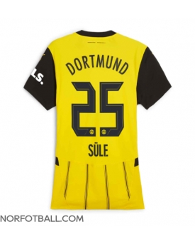 Billige Fotballdrakt Borussia Dortmund Niklas Sule #25 Replika Hjemmedrakt Dame 2024-25 Kortermet